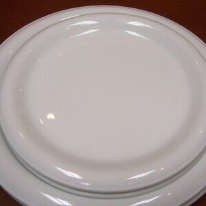 2 Dinner Plates & 2 Salad Plates  - Arena (White) by THOMAS
